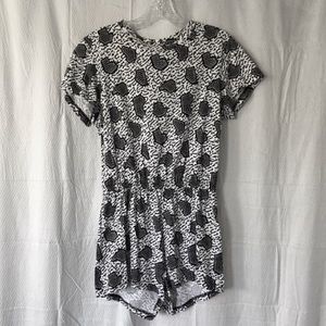 American Apparel Patterned Romper - Women’s Large